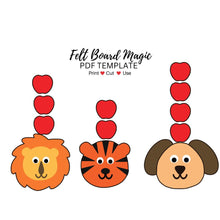 Load image into Gallery viewer, Ten Apples Up on Top Printable Template