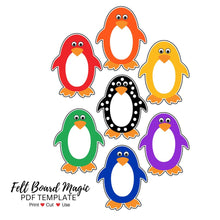 Load image into Gallery viewer, Pippa's Penguins Printable Template