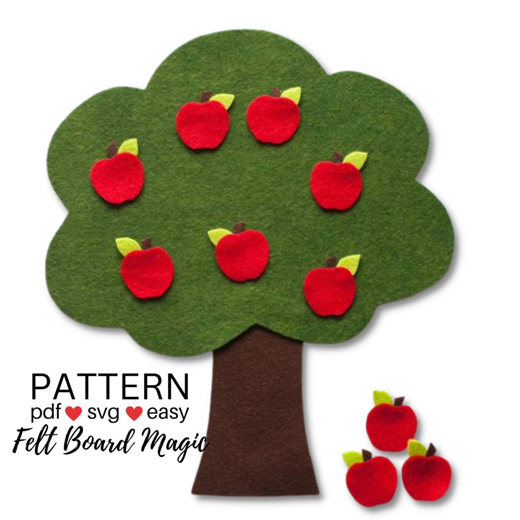 Ten Red Apple - Adding and Subtracting Set Pattern