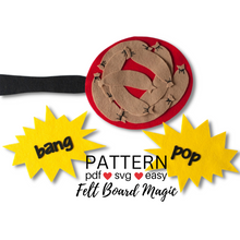 Load image into Gallery viewer, Ten Fat Sausages Felt Set Pattern