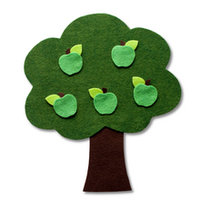 Load image into Gallery viewer, Farmer Brown has Five Red Apples Felt Set Pattern