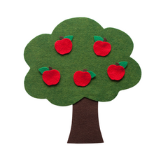 Load image into Gallery viewer, Farmer Brown has Five Red Apples Felt Set Pattern