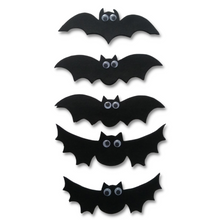 Load image into Gallery viewer, Five Black Bats Felt Set Pattern

