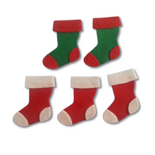 Load image into Gallery viewer, Five Little Stockings Felt Set Pattern
