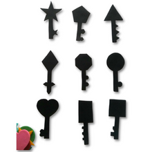 Load image into Gallery viewer, Key Shadow Shape Matching Felt Set Pattern