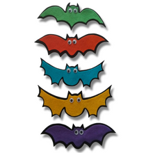 Load image into Gallery viewer, Felt Board Magic - Five Little Bats on a Dark Dark Night Felt Board Set
