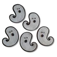 Load image into Gallery viewer, Felt Board Magic - Five White and Spooky Ghost Felt Board Set
