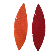 Load image into Gallery viewer, Turkey Feathers Colors Felt Set Pattern