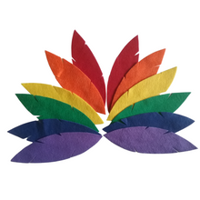 Load image into Gallery viewer, Turkey Feathers Colors Felt Set Pattern
