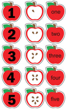 Load image into Gallery viewer, Apple Seed Counting Printable
