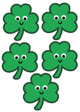 Load image into Gallery viewer, Five Shamrocks Printable Template
