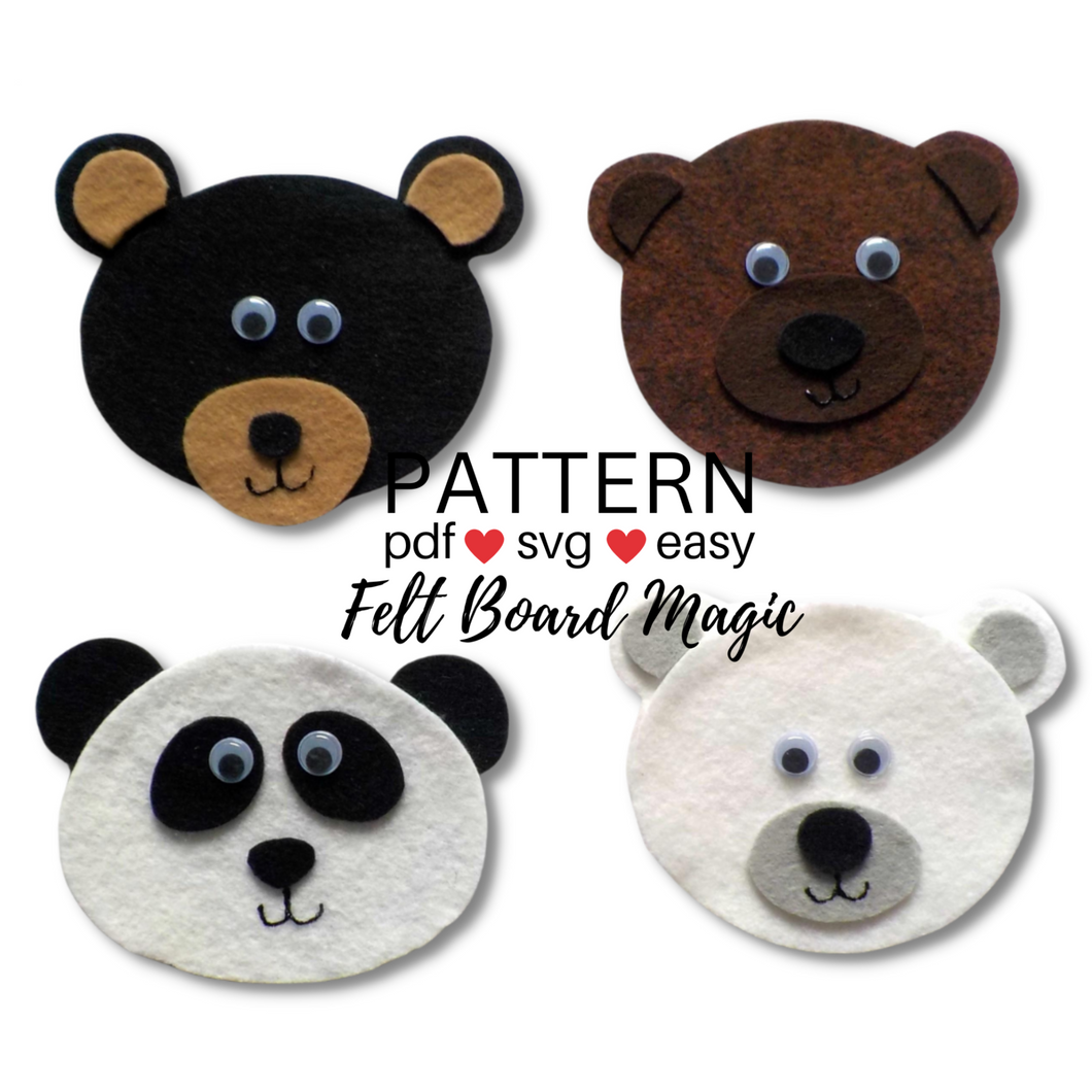All Kinds of Bears Set Pattern