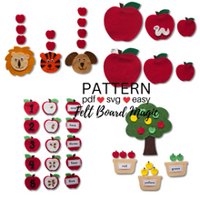 Load image into Gallery viewer, Apple Harvest 1 Felt Set Pattern Bundle
