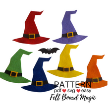 Load image into Gallery viewer, Little Bat Hide and Seek Felt Set Pattern
