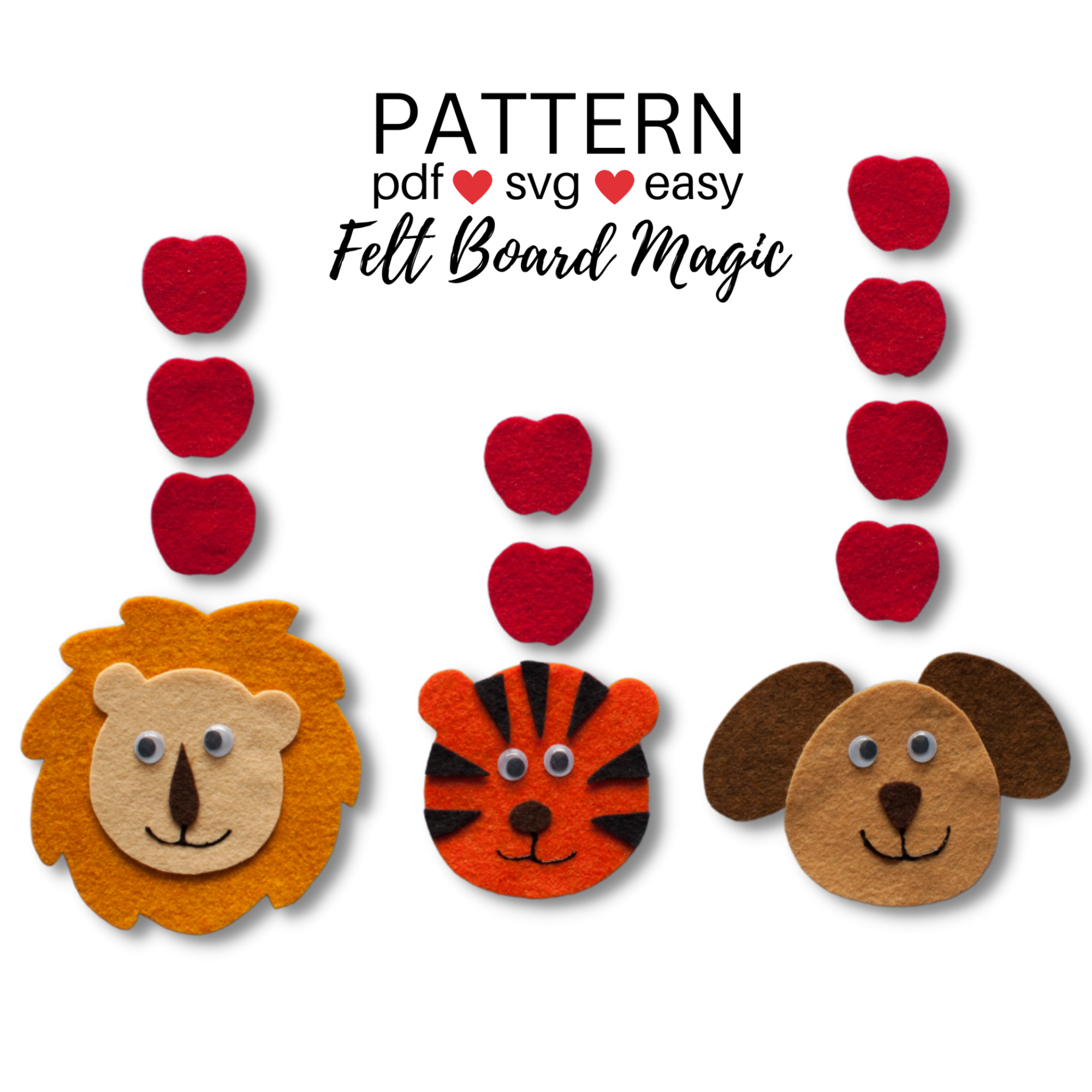 Ten Apples Up on Top Felt Set Pattern – Felt Board Magic ten-apples-up-on-top-felt-set-pattern-felt-board-magic