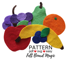 Load image into Gallery viewer, Rainbow Stew Felt Set Pattern
