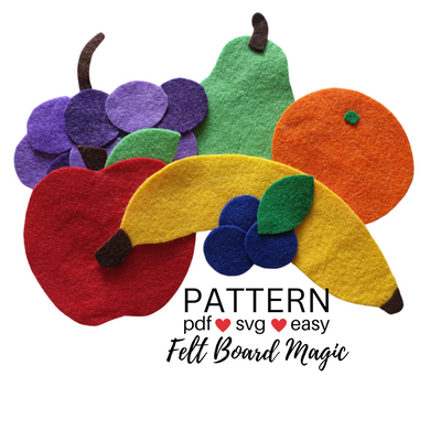 The Shape Story Felt Set Pattern – Felt Board Magic