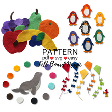 Load image into Gallery viewer, Colours 4 Felt Set Pattern Bundle
