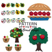 Load image into Gallery viewer, Apple Harvest 2 Felt Set Pattern Bundle
