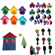 Load image into Gallery viewer, Shapes 1 Felt Set Pattern Bundle
