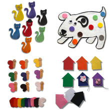 Load image into Gallery viewer, Colours 1 Felt Set Pattern Bundle
