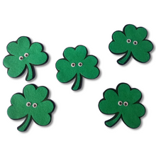 Load image into Gallery viewer, Five Little Shamrocks Felt Set Pattern
