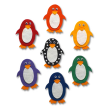 Load image into Gallery viewer, Pippa&#39;s Penguins Felt Set Pattern
