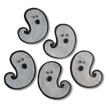 Load image into Gallery viewer, Felt Board Magic - Five White and Spooky Ghost Felt Board Set
