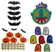 Load image into Gallery viewer, Halloween 2 Felt Set Pattern Bundle
