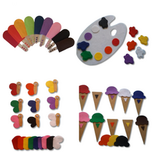 Load image into Gallery viewer, Colour Matching Felt Set Pattern Bundle
