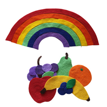 Load image into Gallery viewer, Rainbow Stew Felt Set Pattern
