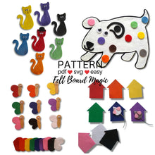 Load image into Gallery viewer, Colours 1 Felt Set Pattern Bundle
